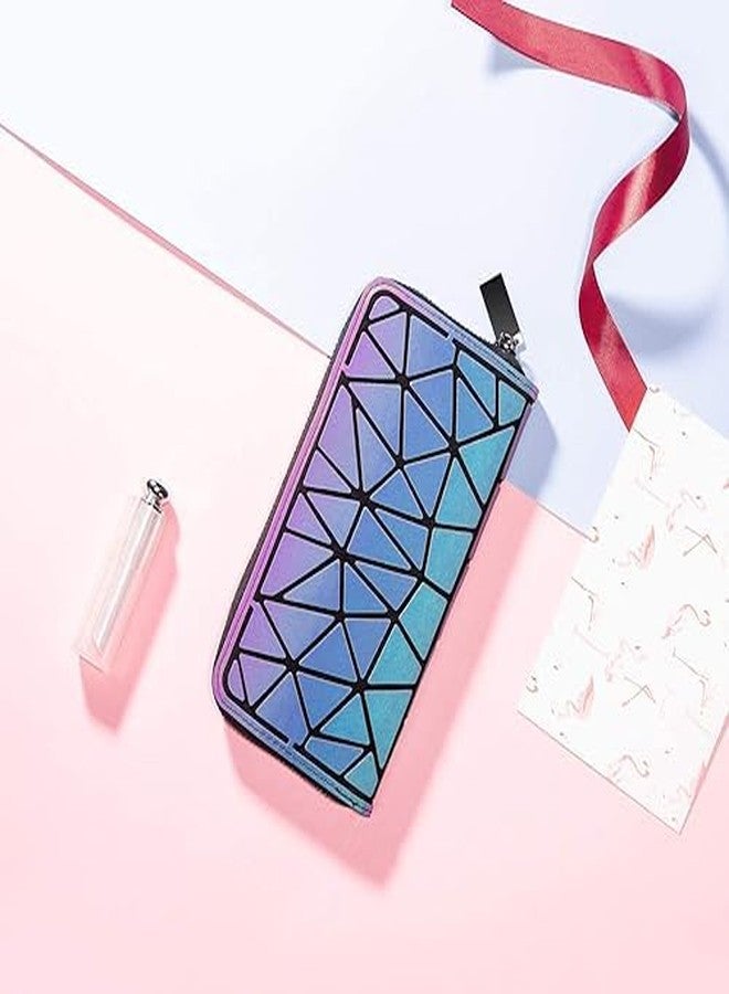 STARFLYER Geometric Luminous Purses And Handbags For Women Holographic Reflective Crossbody Bags Wallet, Multicolor. - Image 4